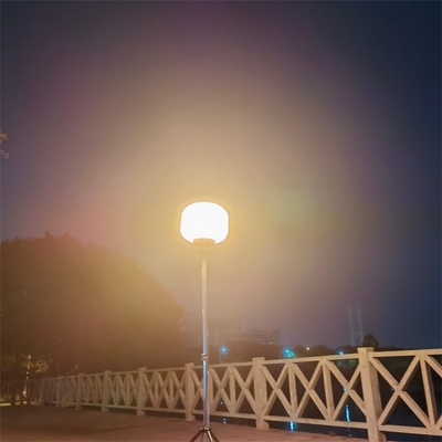 বিবাহের জন্য হালকা স্ট্রিপড লাইট টাওয়ার 200W আরজিবি পোর্টেবল বেলুন লাইট টাওয়ার