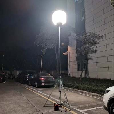 360° আলোকসজ্জা 60W 100W 120W 320W নির্মাণ সাইটের জন্য স্ট্রিপডের উপর আলোকসজ্জা মুক্ত এলইডি হালকা বেলুন