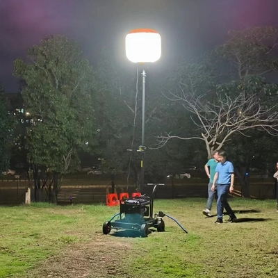 নির্মাণ এবং বহিরঙ্গন আলো চাহিদা জন্য 700W পোর্টেবল LED জেনারেটর মোবাইল লাইট টাওয়ার