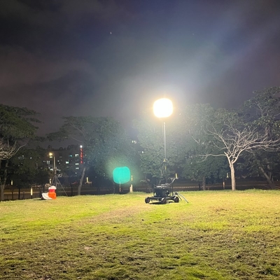 320W লাইটিং সলিউশন সার্ভিস DIALux evo লেআউট 51200lm স্ট্রিপড লাইট টাওয়ার জরুরী জন্য