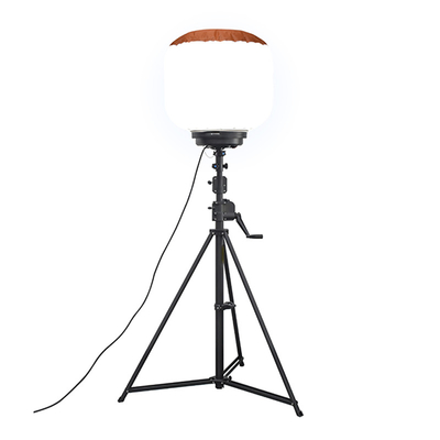 মোবাইল হোয়াইট বেলুন লাইট ফিল্ম 500W LED লাইট টাওয়ার ইঞ্জিনিয়ারিং নির্মাণের জন্য মোবাইল LED