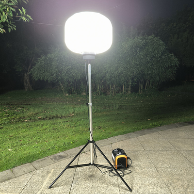 জরুরী আলো LED টাওয়ার লাইট 200W LED বেলুন আলো ইনডোর অস্থায়ী কাজের জন্য