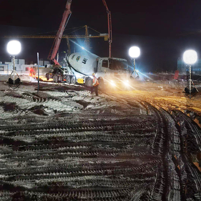 360 ডিগ্রী আলোকসজ্জা LED বেলুন লাইট 500W আউটডোর জন্য টানা হালকা টাওয়ার