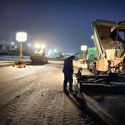 সুপার হাইলাইট LED বেলুন ল্যাম্প 1000W LED বেলুন পোর্টেবল লাইট টাওয়ার নির্মাণ সাইটের জন্য
