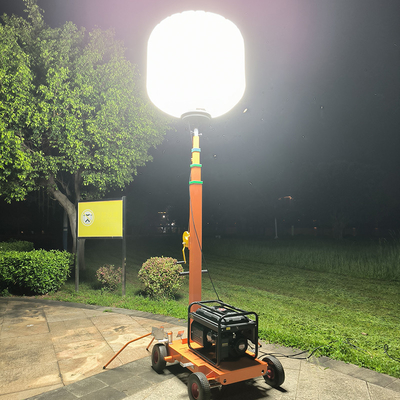 AC240V বেলুন এলইডি লাইট 800 ওয়াট লাইট টাওয়ার জেনারেটর শিল্প