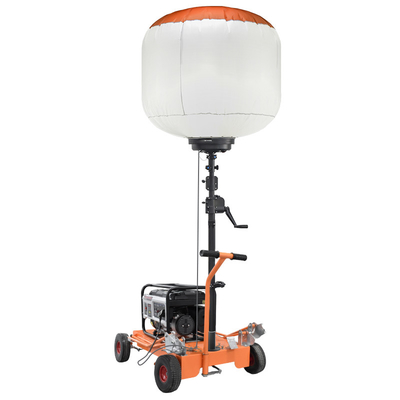 1200W LED বেলুন লাইট টাওয়ার 192000lm পোর্টেবল লাইট টাওয়ার জেনারেটর ল্যাম্প শিল্প আলো জন্য