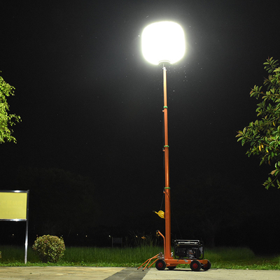 ট্রলি কার্ট ট্রিপড লাইট 800W LED বেলুন ল্যাম্প রাস্তা নিরাপদ জন্য