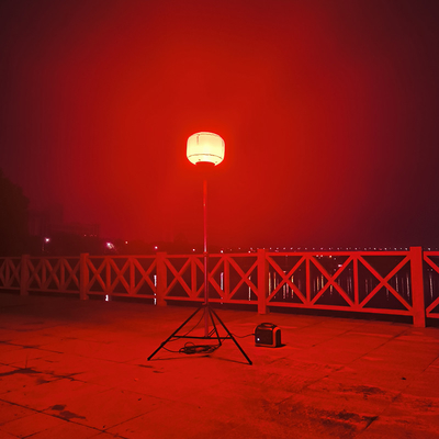 100W LED টাওয়ার লাইট 3000K 5000K রঙিন LED বেলুন ল্যাম্প ইভেন্টের জন্য সজ্জা