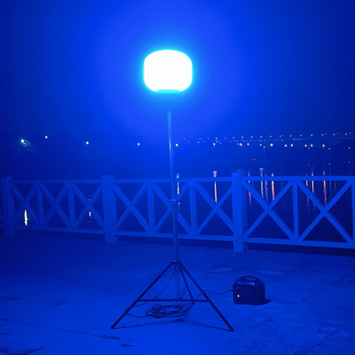 120W LED আরজিবি বেলুন লাইট টাওয়ার বহুমুখী বহনযোগ্য লাইট টাওয়ার আউটডোর ইভেন্টের জন্য