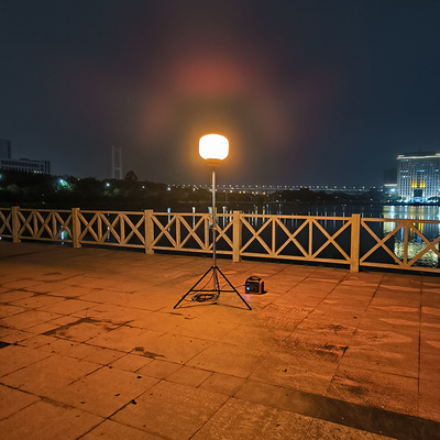 ব্যাটারি চালিত বেলুন লাইট টাওয়ার 100W RGB LED ওয়ার্ক LED ল্যাম্প পার্টি জন্য