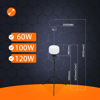 পার্টি জন্য বহিরঙ্গন LED বেলুন আলো 120W 150W মোবাইল লাইট টাওয়ার
