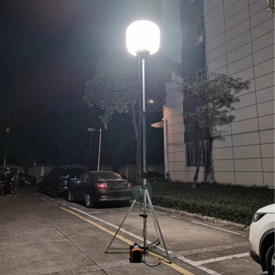 সহজ দ্রুত সেটআপ বেলুন লাইট 320W লাইট টাওয়ার অনুসন্ধান এবং উদ্ধার জন্য পোর্টেবল