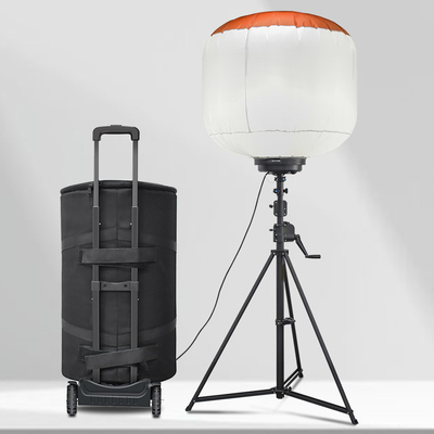 ট্রলি লাইটিং LED বেলুন লাইট টাওয়ার 1400W মস্ট লাইট টাওয়ার ফায়ার অ্যান্ড রেসকিউ জন্য
