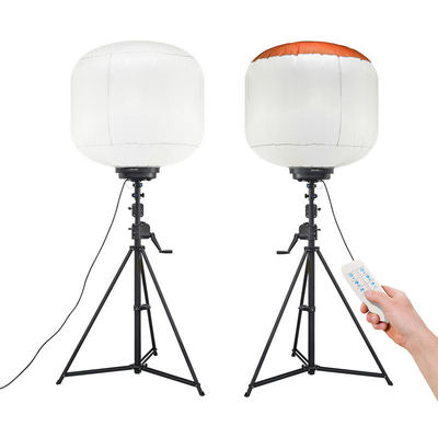 বহনযোগ্য এলইডি বেলুন আলো 320W আইপি 65 আউটডোর নির্মাণের জন্য ডিমমেবল