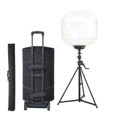 Portable Light Tower with AC90-305V Input Voltage 160LM/W Efficiency and Aluminum + Steel + PC + Fabric Material